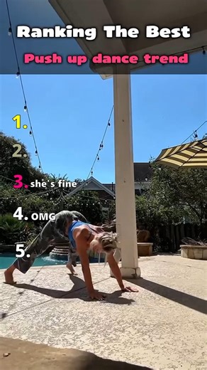 Ranking push up dance trend