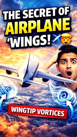 Why Airplane Wings are BENT? ✈️🤯 #science
