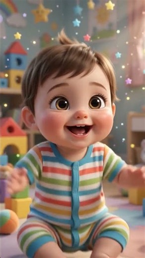 👶🎉😍 Happy Baby Dance! Cute Baby Fun #Baby #Kids #Shorts