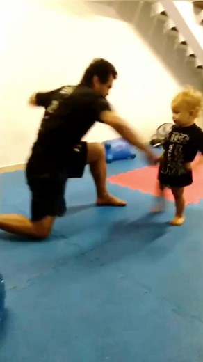 Epic Bruce Lee Fight Scene with Joshua Superbaby and Dad