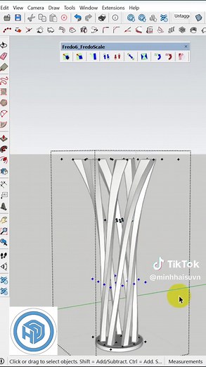 Sketchup Interior Lamp Modeling Tutorial