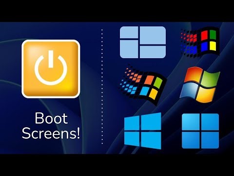 Windows Boot Screen Evolution (1.x - 11 22H2)!
