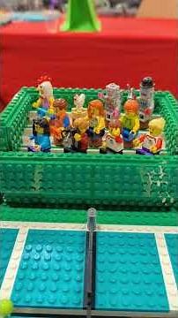 LEGO Minifigures play tennis by Taylor Heanue