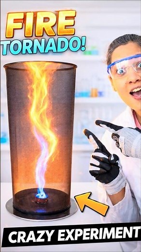 Fire Tornado At Home | Science Experiment