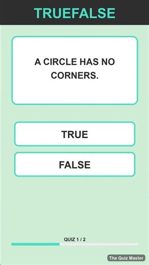 True or False Quiz challenge | The Quiz Master #truefalse #challenge #shorts