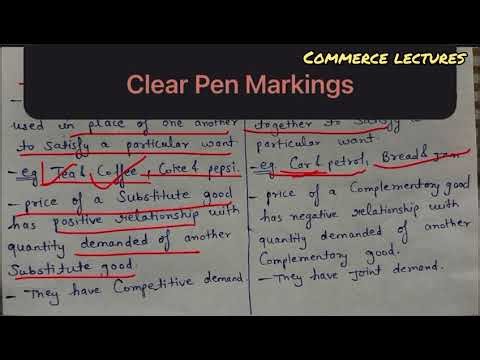 Difference between substitute goods and complementary goods || class 12 microeconomics notes