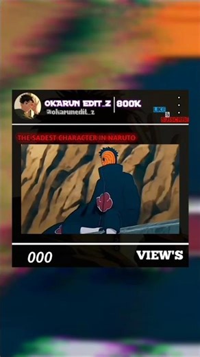 “Obito Lost Everything… 💔😢 #shorts” #itachi #anime #obito #naruto