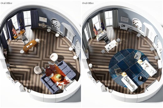 How the Oval Office Would Look if 6 Brands Redesigned It From Ikea to CB2