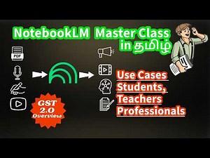 🔥 13 Mins-ல Master பண்ணுங்க! | 💥NOTEBOOKLM TAMIL #AIMasterclass