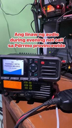 Evening netcall monitoring #Monitor #radio #Contact @Callsign Pdrrmo | Nilo Malicay
