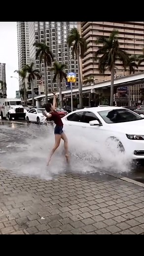 Anything for the shot!