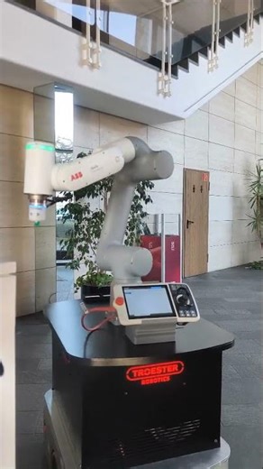 T-AMR-050 Autonomous Mobile Robot | Smart Factory Visitor Interaction Demo | TROESTER ROBOTICS