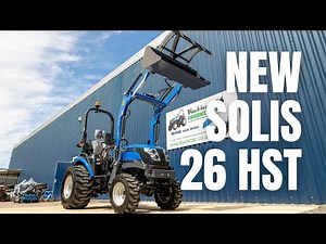 The New Solis 26 HST | Blacktrac Compact Tractors
