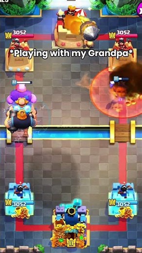 POV: You Play With Your Grandpa… “Ahh Moment” 💀 CLASH ROYALE