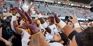 ASU hammers Arizona 49-7, will play Iowa State in Big 12 title game