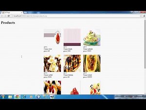 show products in jsp