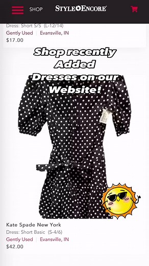 Over 100 items added to our website this week!!! Check out what’s new!!! 🙋🏻‍♀️❤️ *link in bio #gentlyused #styleencoreevv #shoponline🛍 #weship📦 #eccomerce | Style Encore - Evansville,IN