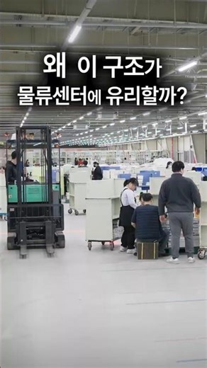 Is there a specific structure advantageous for logistics centers?... A single structure connected...
