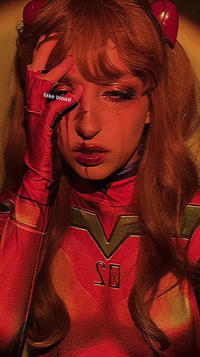 Emo Asuka Langley Cosplay from Neon Genesis Evangelion