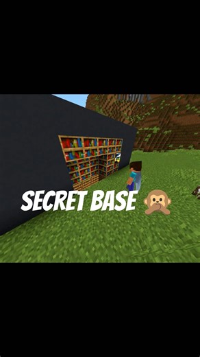 Minecraft Secret Base 🙊 #minecraft