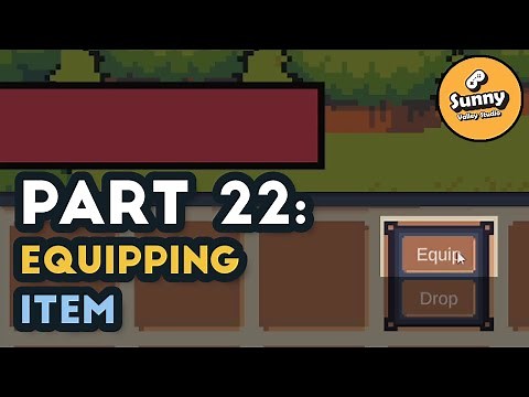 Equip Item Logic - Inventory System in Unity tutorial P22