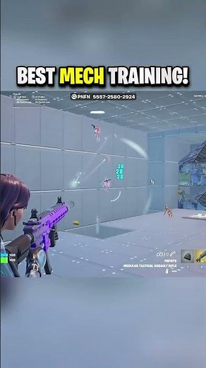 BEST Mech Training in Fortnite... 😈✅ #fortnite #fortniteclips
