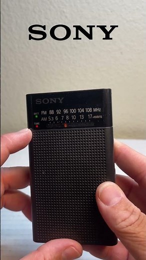 Sony ICF P26 Portable Radio Review #viral