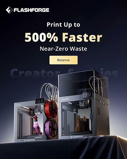 More possibilities are coming. Creator 5 Pro is now available for pre order. Link in bio.