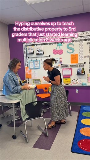 Teaching 8 year olds the distributive property of multiplication is not for the weak 🤓💪🏼 ✨🍎🎥Credit : thethirdgradegrind🍎✏️ Like our page Magical Teaching Amz for more teaching ideas and methods. A team of teachers sharing the highs, lows and honest aspects of teaching! #teacherhumor #primaryteacher #targetteachers #teacheroutfit #iteachmiddleschool #teacherlife #firstgradeteacher #teachersbelike #weareteachers #teachershare #teacherstuff #teacherinspiration #teacherootd #teachergoals #teac