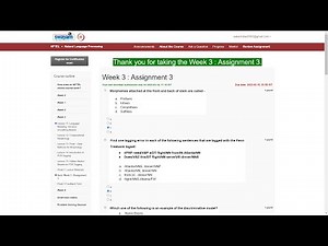 Assignment 3 | Natural Language Processing (NLP) - IIT KGP | NPTEL -2K23 | Artificial Intelligence