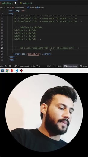 Musahaf Murtaza on Instagram: "What is DOM in JavaScript . . . . . #DOMManipulation #viral #javascript #fyp #computerscience"