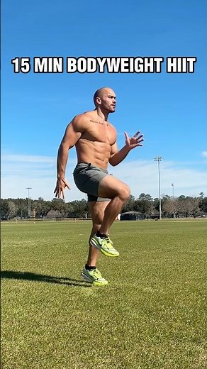 🔥 15 Minute Bodyweight HIIT Workout (No Equipment)