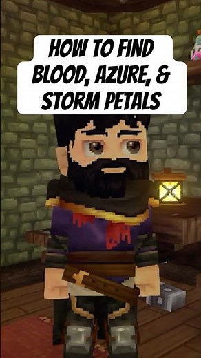 How to Find Blood, Azure, & Storm Petals in Hytale 🌼🌹 #hytale #hytalegameplay #shorts