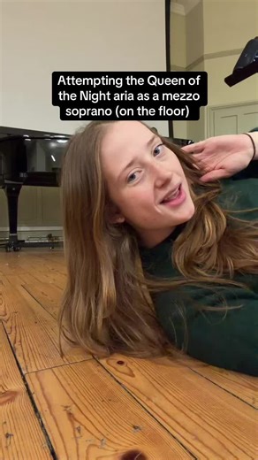 Singing this standing up is definitely a lot easier 😅 #queenofthenight #themagicflute #operasinging #opera #operasinger