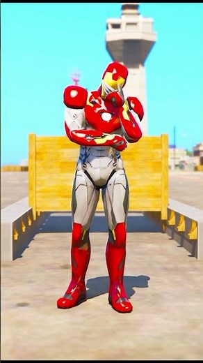 GTA V : Spiderman And SuperHeros Vs Wooden Wall Punch Match 😯| Part 30 #shorts #shortsfeed