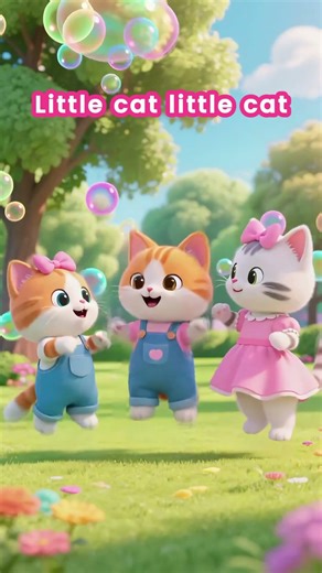 Little cat - song for your baby. #students #study #cartoon #children #english