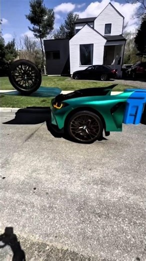 BRO IT'S BMW ROBOT 🤖 💀 #automobile #bmw#caredit #bmwm #robot #transformers #trending #shorts #viral