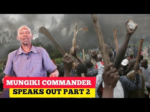 ŪRIA NDEKORIRE ICC THIRI NDITU CIA MUNGIKI KUMBURANIO NI X COMMANDER AND FOUNDER WAITHAKA WA GACHA