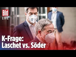 🔴 K-Frage in der Union: Markus Söder EXKLUSIV bei BILD Live
