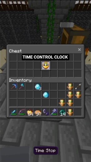 I Got the TIME CONTROL Clock! ⏳ (Goodland S3)#minecraft #shorts