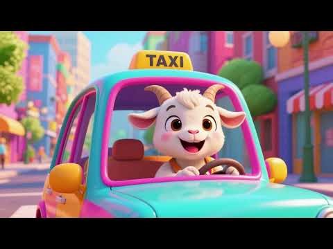 Baby Goat Gets a Taxi Ride | Fun Nursery Rhymes & Kids Songs