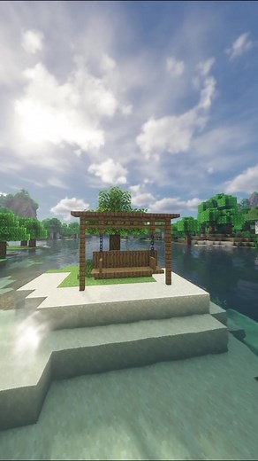 Minecraft Hanging Bench: Build Your Own