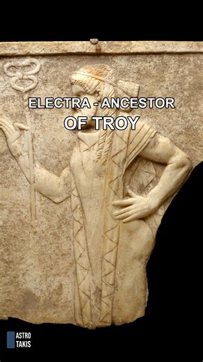 PLEIADES - THE SEVEN SISTERS - From Mount Cyllene to the Stars Myth & Space In Greek mythology, the Pleiades were seven divine sisters - daughters of the Titan Atlas (condemned to hold up the heavens) and the sea-nymph Pleione. Six sisters were loved by gods: - Maia bore Hermes by Zeus - Electra bore Dardanus (ancestor of Troy) by Zeus - Taygete bore Lacedaemon by Zeus - Alcyone bore Hyrieus by Poseidon - Celaeno bore Lycus by Poseidon - Asterope bore Oenomaus by Ares Only Merope chose a mortal 