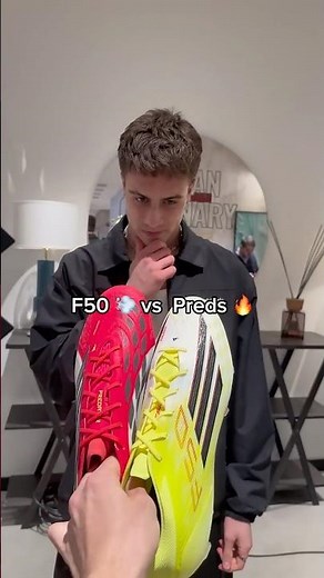 THE TOUGHEST CHOICE. 🚨👀 #adidas #football #f50 #predator #footballboots