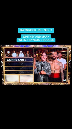 DWTS Rock Hall Night: Whitney & Mark's Paso Doble Performance