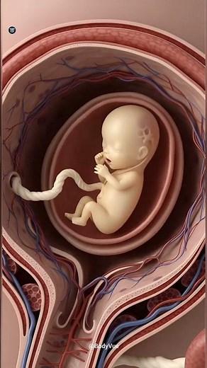 10-Week Fetus Movement 3D Visualization | Fetal Development Week by Week