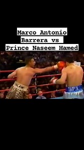 Marco Antonio Barrera defeated Prince Naseem Hamed by unanimous decision in a 12-round fight on April 7, 2001. Barrera won the Lineal and IBO featherweight titles, handing Hamed his first and only professional loss. The scorecards were 115–112, 115–112, and 116–111 in favor of Barrera. | Oman Fights Updates