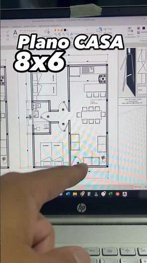 8x6 house plan with three different alternatives