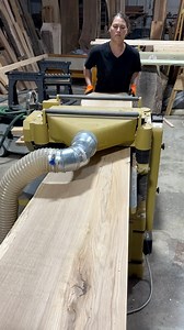 145K views · 1.5K reactions | @rt_woodworking • Lettin the helical head eat!!! #powermatic #slablife #woodworking #powermaticplaner #powermaticwoodworking #powermaticwoodworking #powermatictools #powermatic80 #slabwood #slabculture #slabbuilt #helpers #ilovewoodworking #whiteoak | Powermatic | Facebook