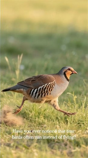Why Titar (Partridge) Birds Prefer Running Over Flying? ‪@ZooSphere786‬